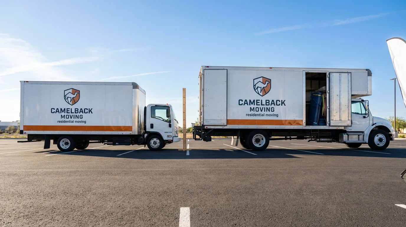 Moving truck size capacity guide in Lake Odessa